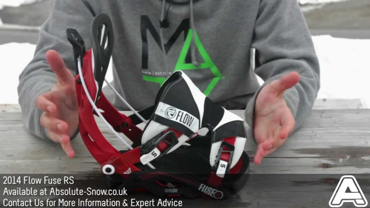 2013 / 2014 | Flow Fuse RS Snowboard Bindings | Video Review