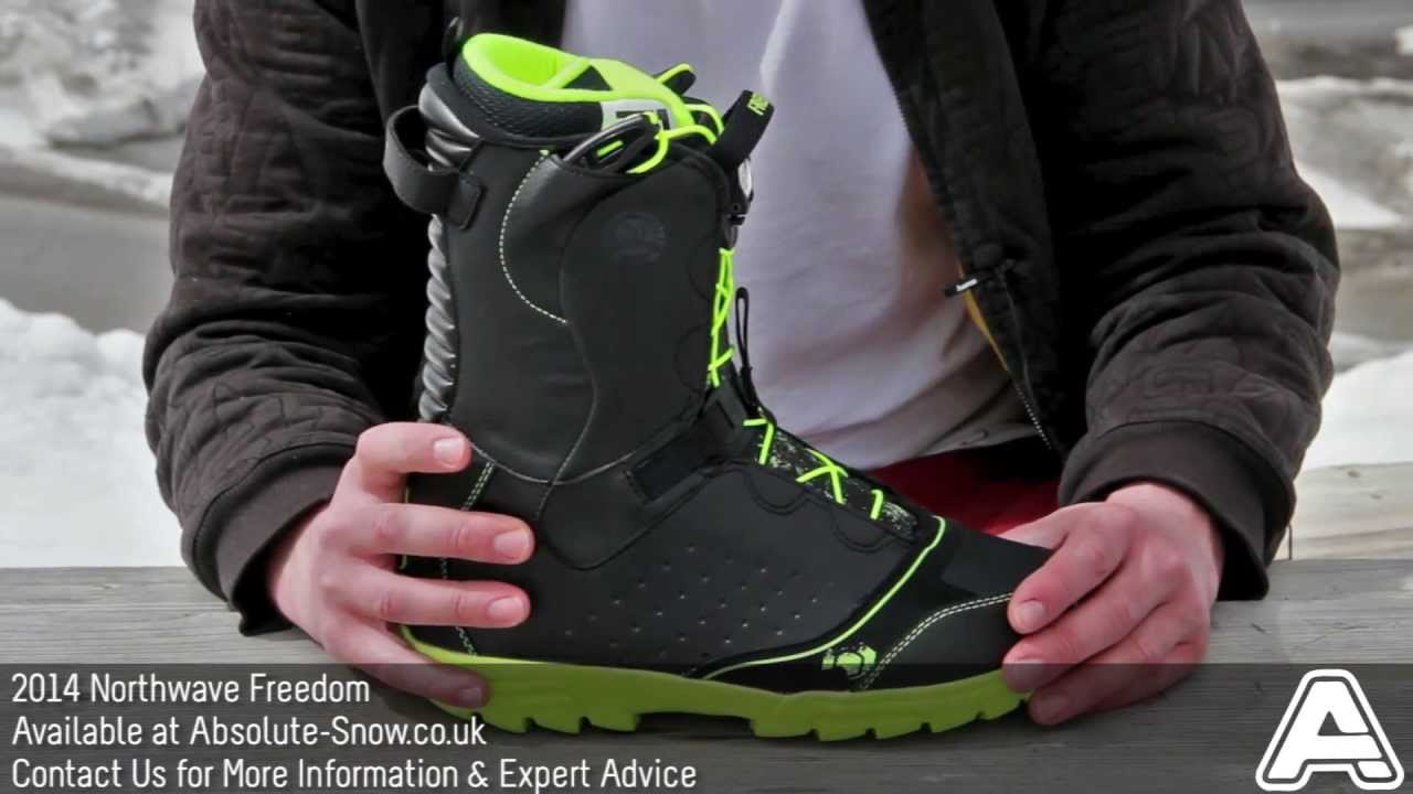 2013 / 2014 | Northwave Freedom Snowboard Boots | Video Review
