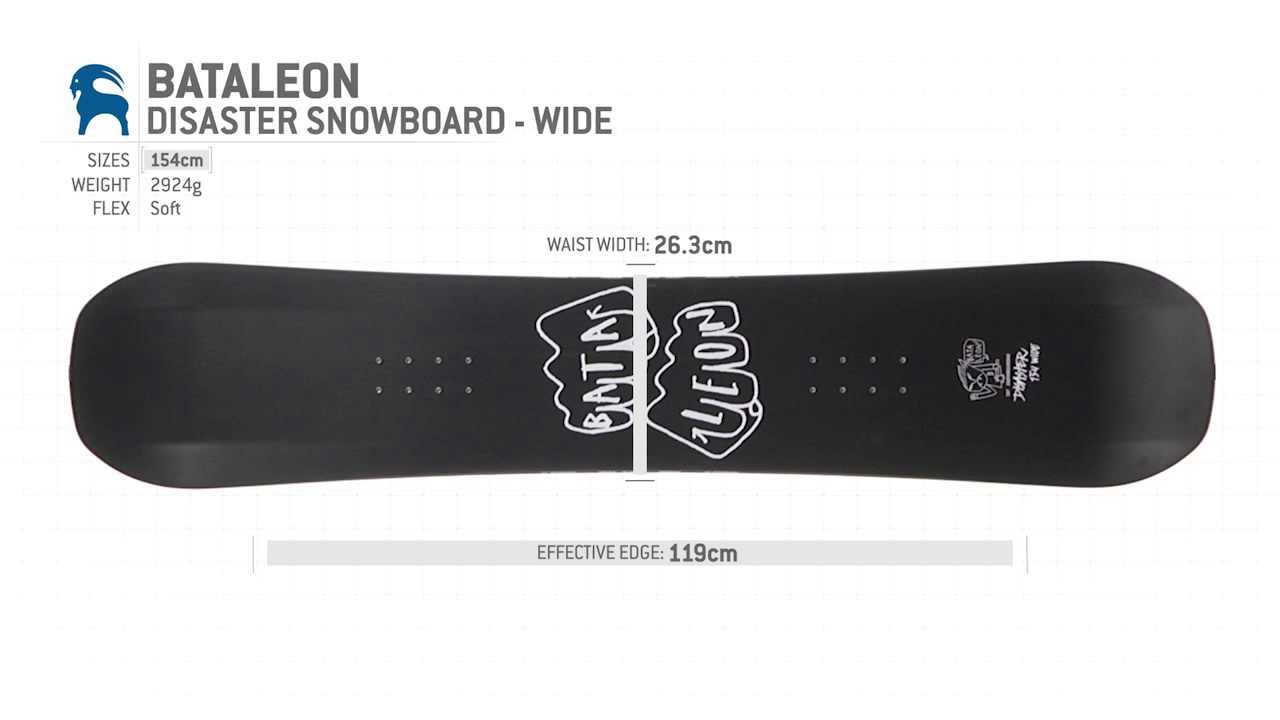 Bataleon Disaster Snowboard – Wide